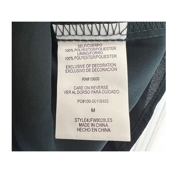 MASON & BELLE  Women's Chiffon Blouse Size  M Dark Turquoise - Picture 7 of 8